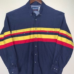 Vintage Wrangler LS button down